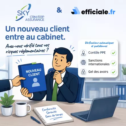 SKY CRM | Logiciel Assurance | Logiciel courtier en assurance | Progiciel : SKY CRM