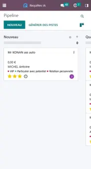 SKY CRM CRM pour assurance avec espace client digital et gestion automatisée des sinistres