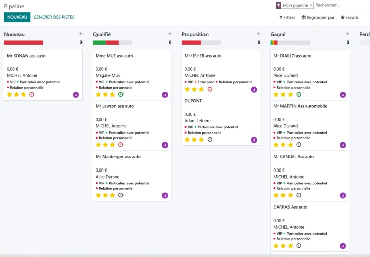 SKY CRM - Logiciel pour courtier en assurance Belgique compatible Telebib PORTIMA GBO